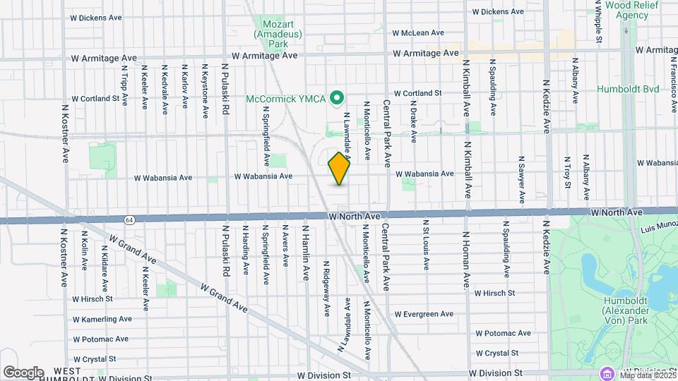 3712 W Concord Pl Map and Location Details