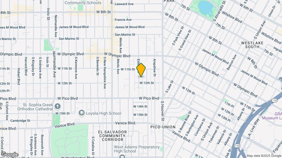 1144 Elden Ave Mapa y Detalles de la Ubicación