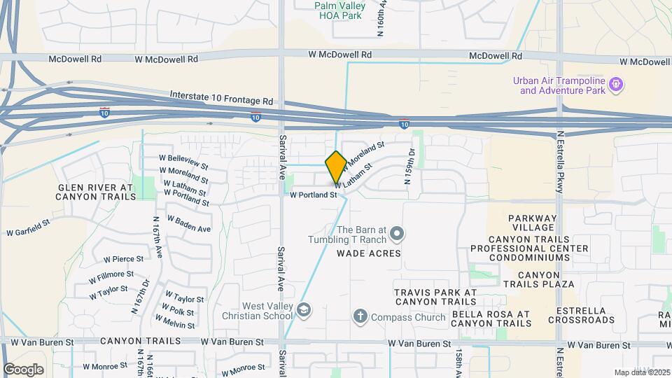 16151 W Latham St Map and Location Details