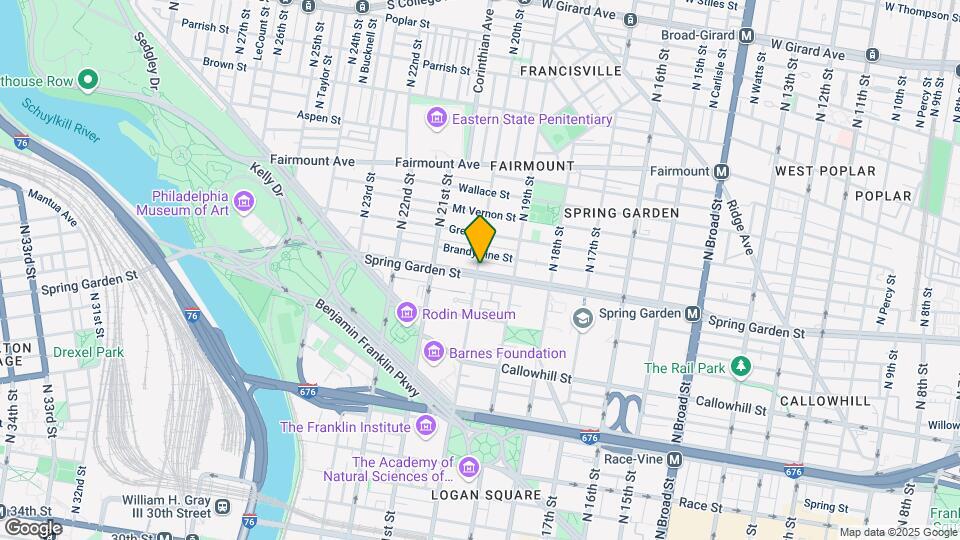 1939 Spring Garden St Map and Location Details