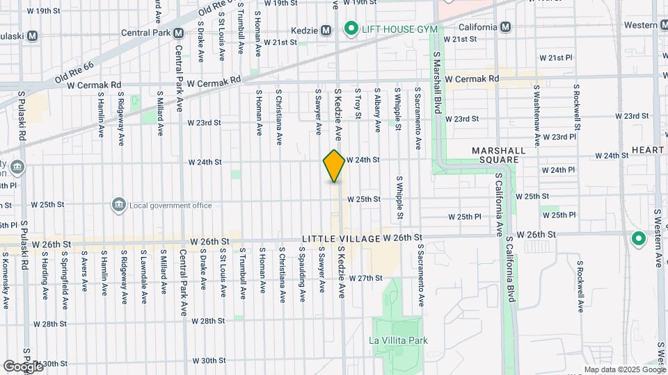 2442 S Kedzie Ave Map and Location Details