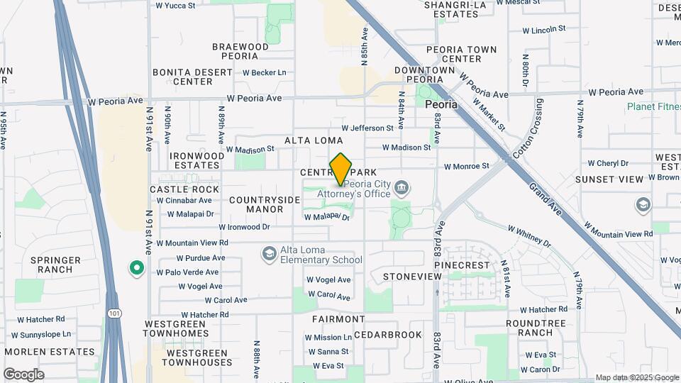 8566 W Cinnabar Ave Map and Location Details