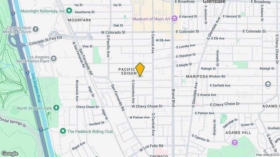 343 W Windsor Rd Mapa y Detalles de la Ubicación