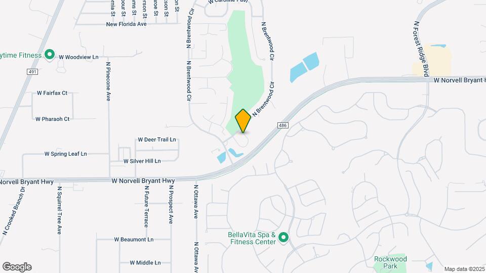 1593 W Spring Meadow Loop Map and Location Details