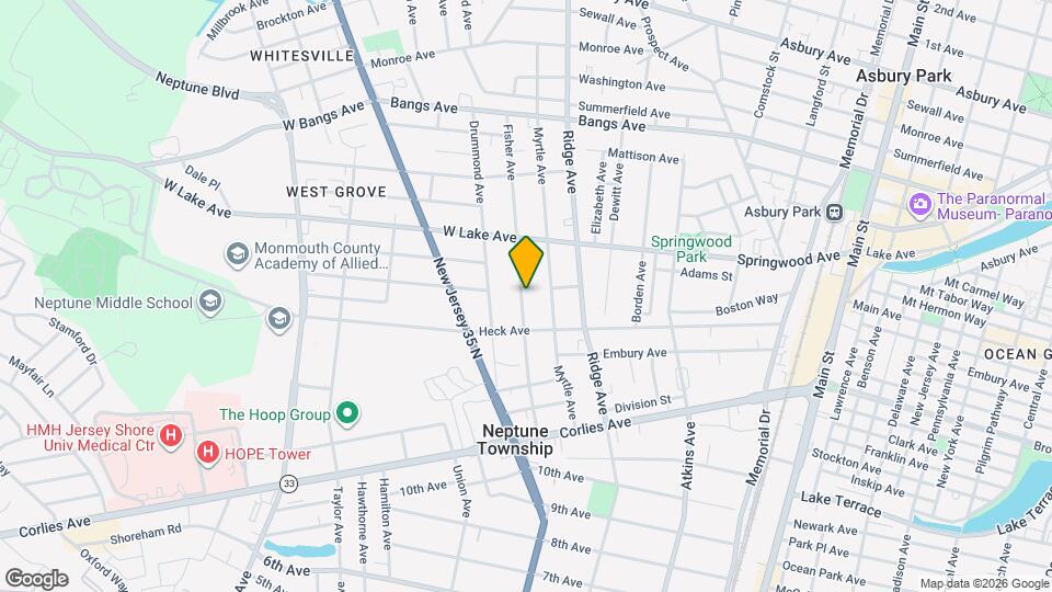 230 Fisher Ave Map and Location Details