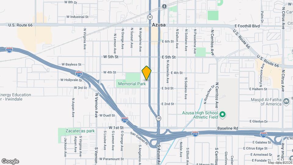 317 N San Gabriel Ave, Unit 04 Mapa y Detalles de la Ubicación