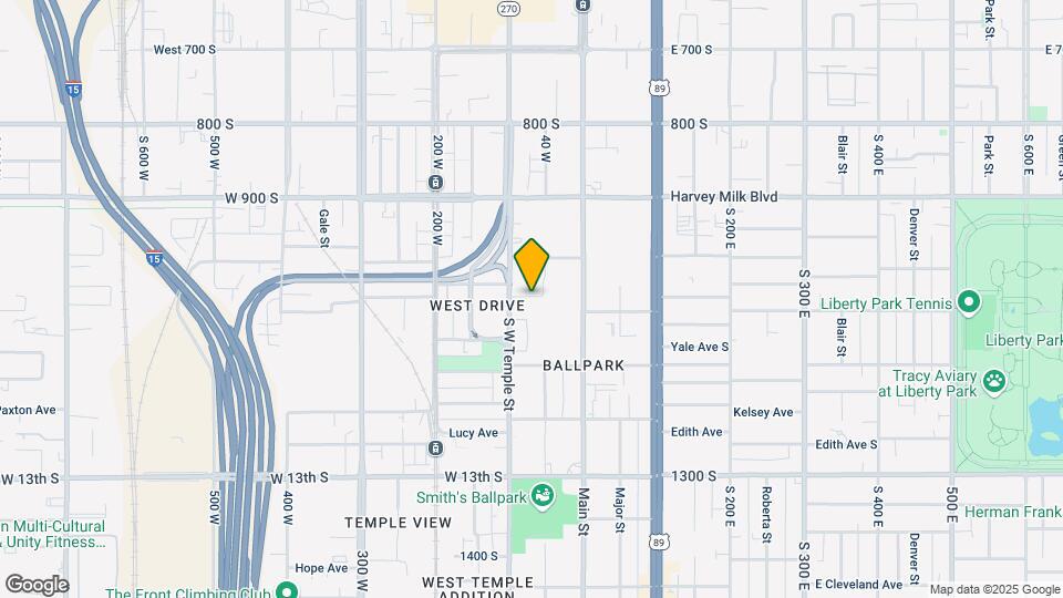 1011 S W Temple St, Unit G307 Map and Location Details
