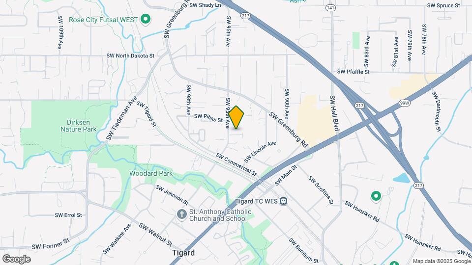 9431 SW Eunice Ln Map and Location Details