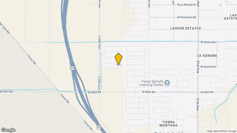 5720 W Sunrise Dr Mapa y Detalles de la Ubicación