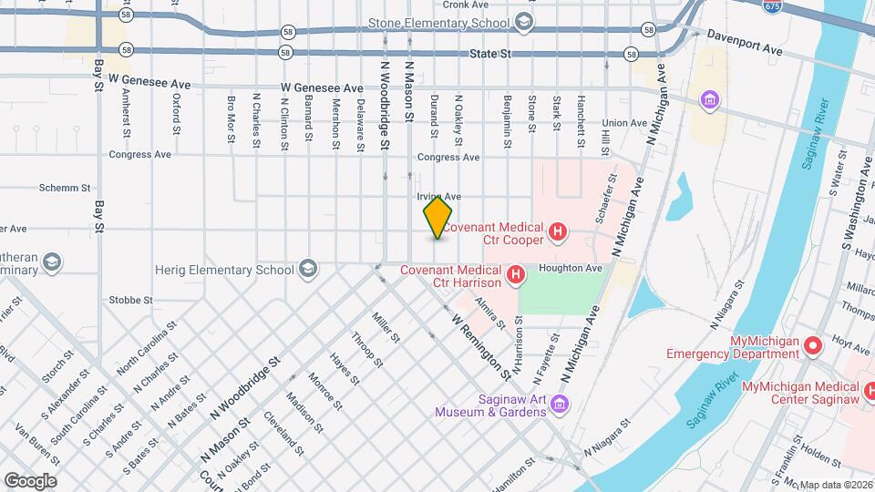 1520 Durand St Map and Location Details