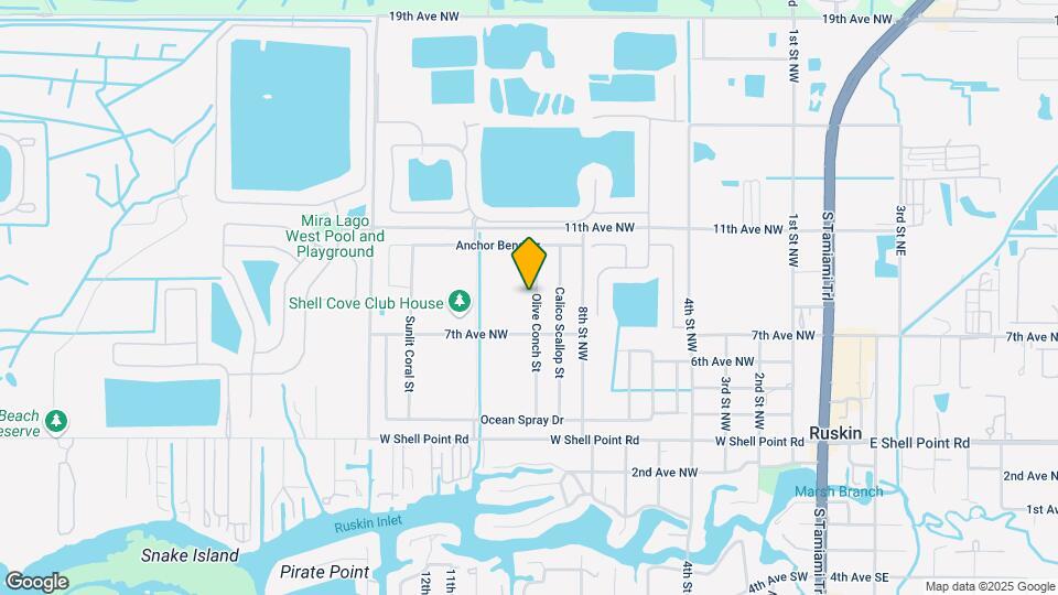 830 Olive Conch St Mapa y Detalles de la Ubicación