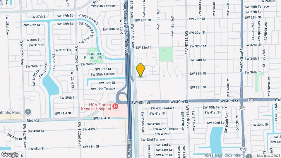 3581 SW 117th Ave Map and Location Details