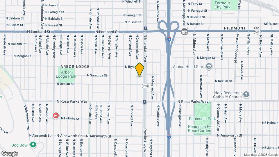 6836 N Greenwich Ave Map and Location Details