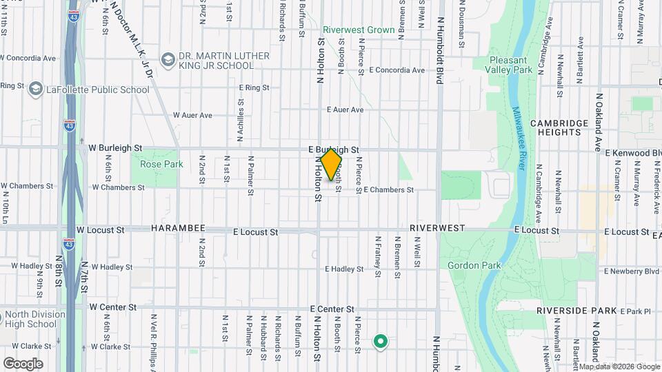520 E Chambers St Map and Location Details