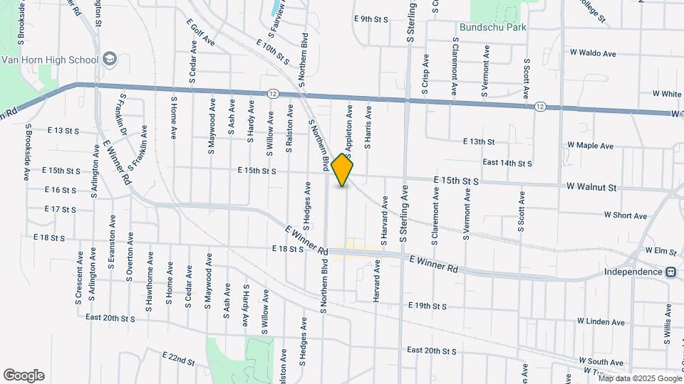 1514 S Appleton Ave Mapa y Detalles de la Ubicación