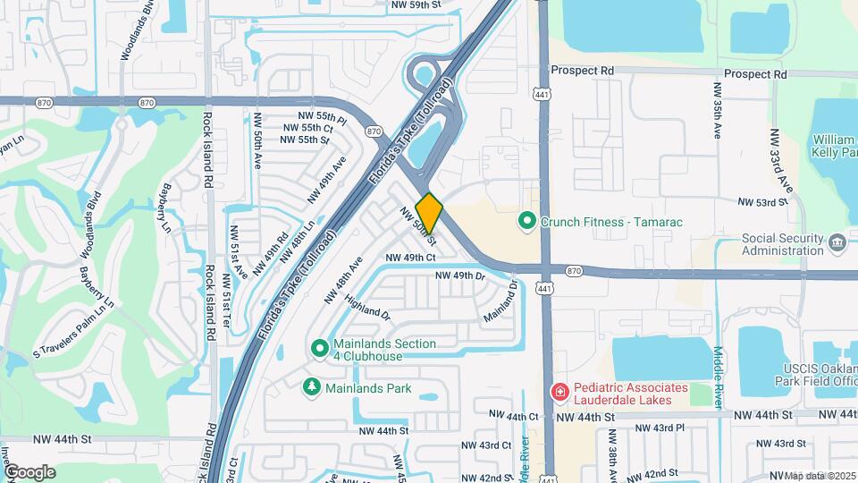 4714 NW 50th St Map and Location Details