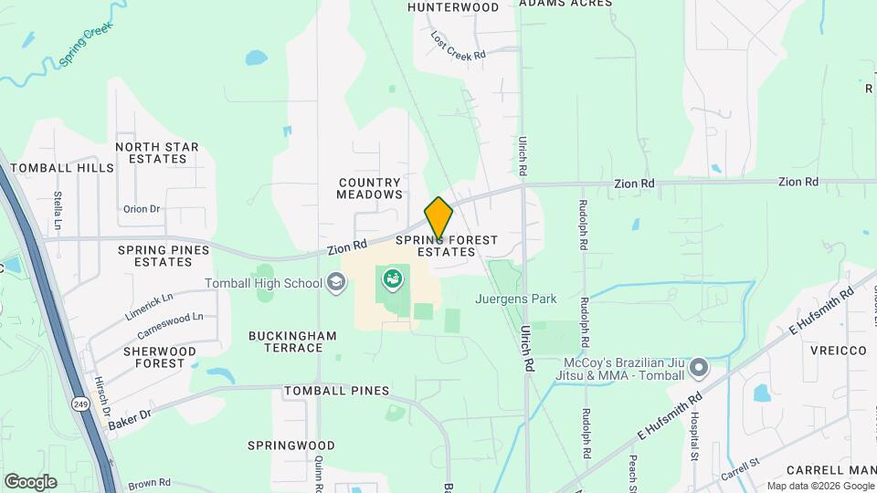 1402 Green Tree Dr Map and Location Details