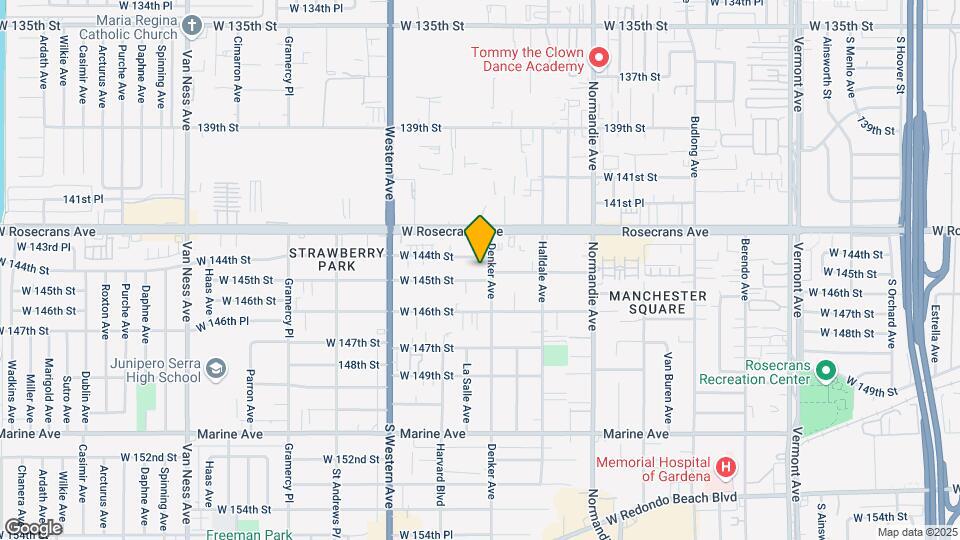 1615 W 145th St Mapa y Detalles de la Ubicación