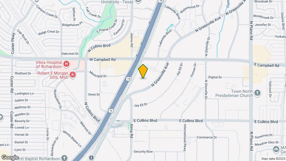 1735 N Greenville Ave Map and Location Details