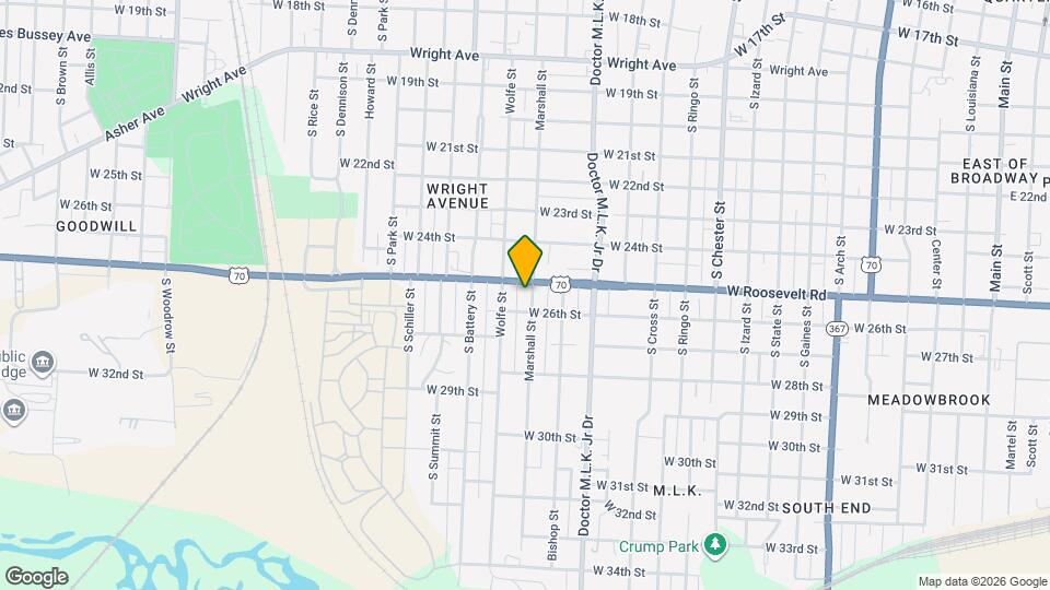 2508 Marshall St Mapa y Detalles de la Ubicación