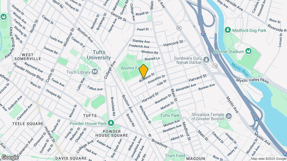80 Bowdoin St, Unit 1 Map and Location Details