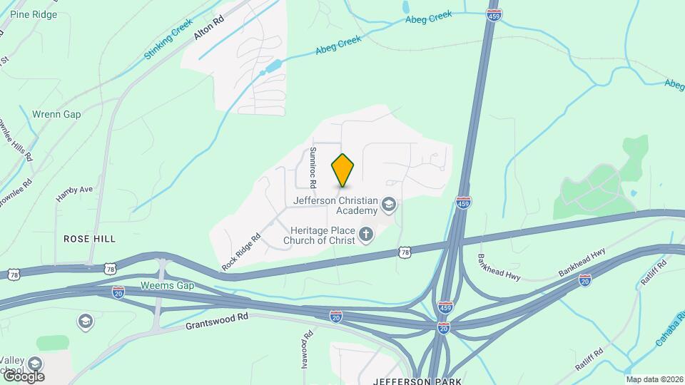 3909 Rock Ridge Rd Map and Location Details