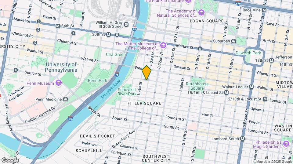 2300 Locust Street Map and Location Details