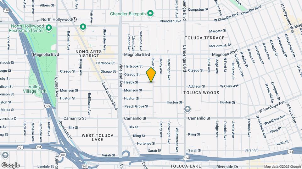 10800 Hesby St Map and Location Details