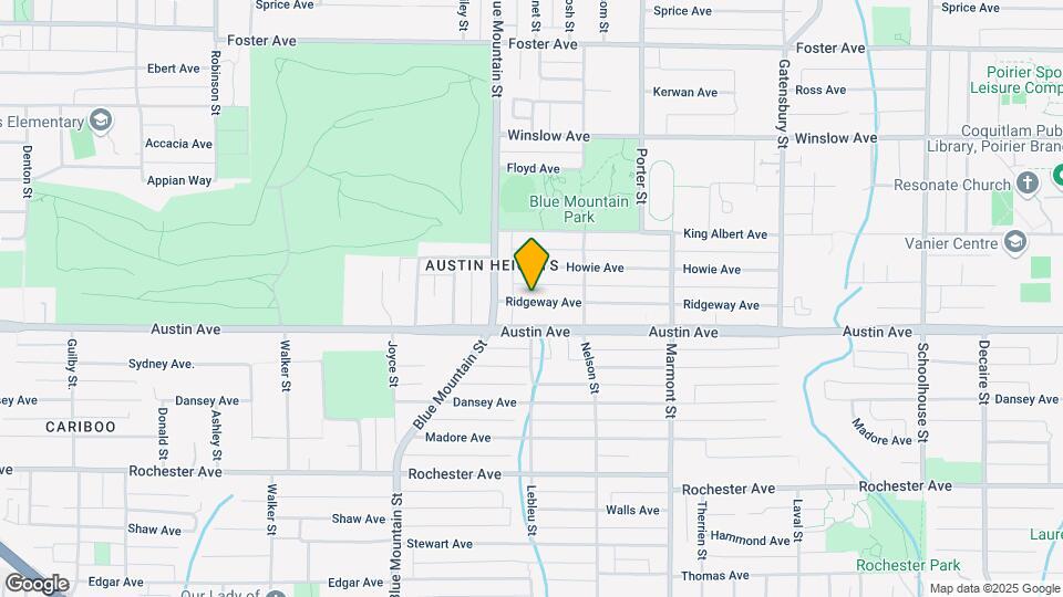 1001 Ridgeway Av Map and Location Details