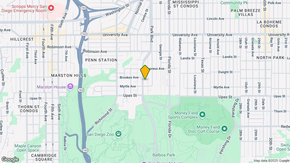 3525 Park Blvd Map and Location Details