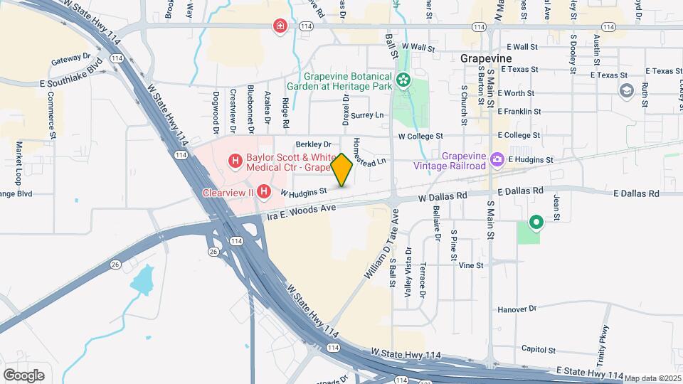 1205 W Hudgins St Mapa y Detalles de la Ubicación