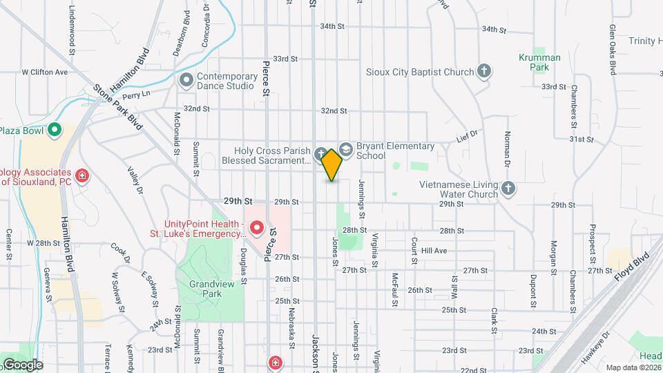 2919 Jones St Map and Location Details