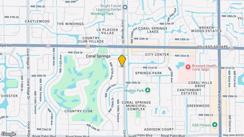 3100 Coral Springs Dr Map and Location Details