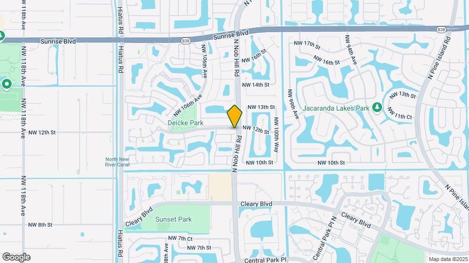 10281 NW 11th Ct Map and Location Details