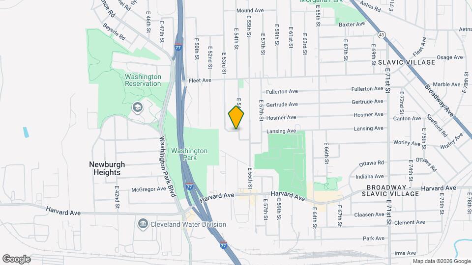 3884 E 54th St Map and Location Details