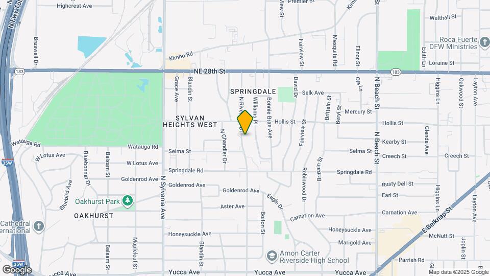 2116 N Riverside Dr, Unit 2 Bedroom Condo Mapa y Detalles de la Ubicación