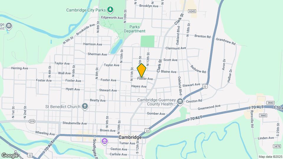 1206 Foster Ave Map and Location Details