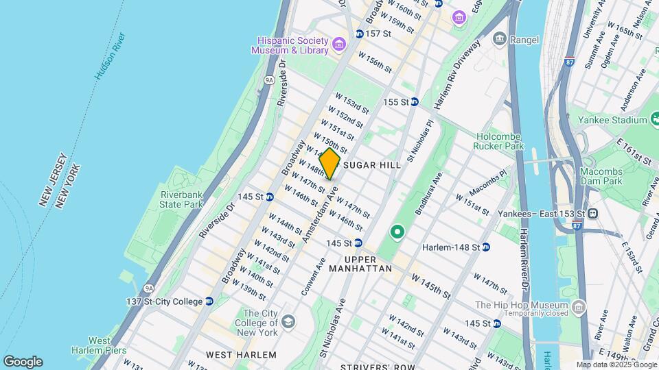 1770 Amsterdam Ave Map and Location Details
