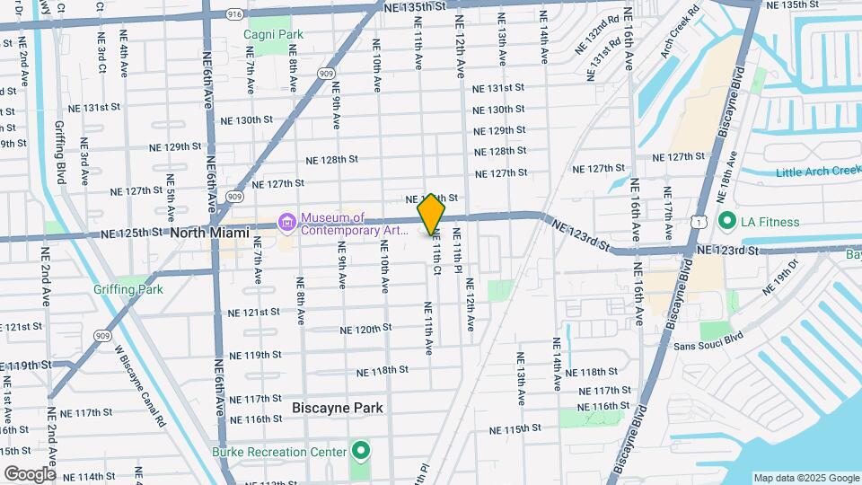 12400 NE 11th Ct-Unit -4 Map and Location Details