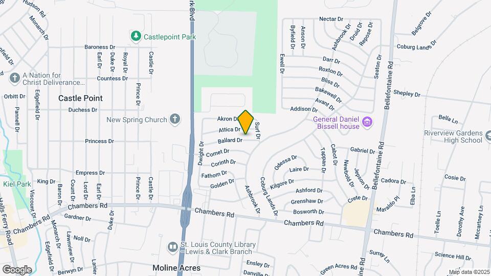 1421 Ballard Dr Map and Location Details