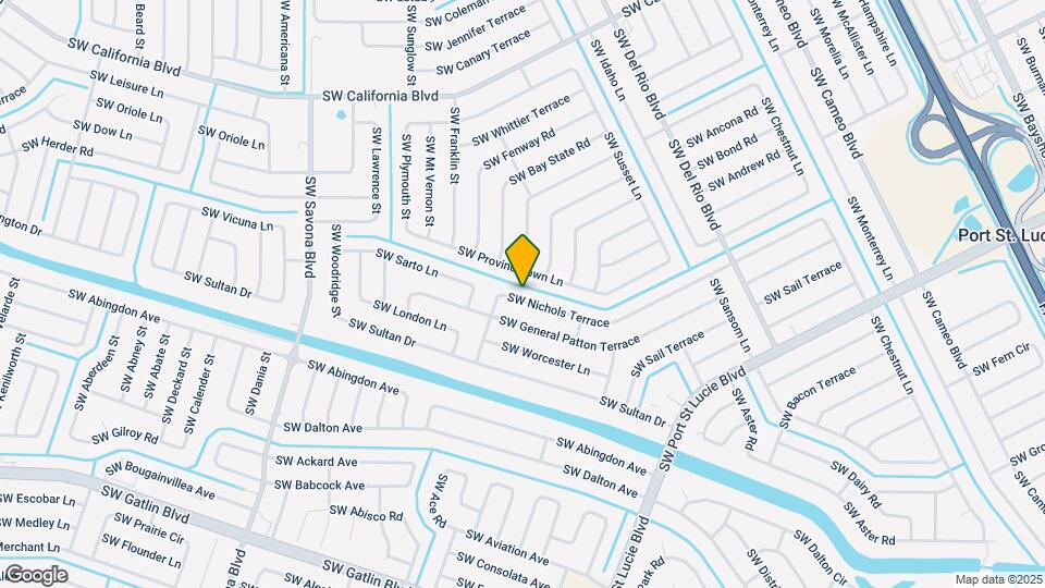 977 SW Nichols Terrace Map and Location Details