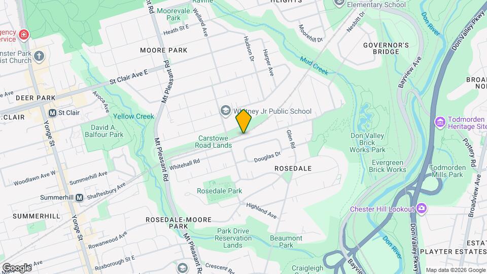 400 Summerhill Ave Map and Location Details