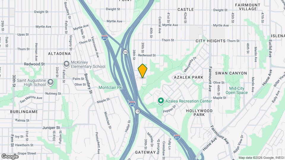 2922 39th St Map and Location Details