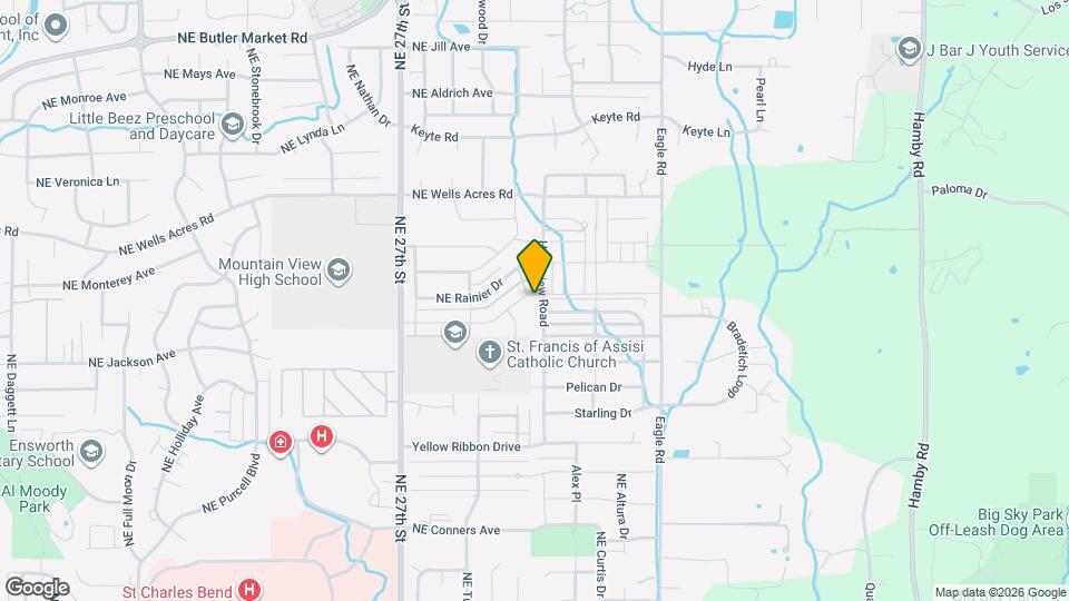 62677 Hawkview Road Map and Location Details