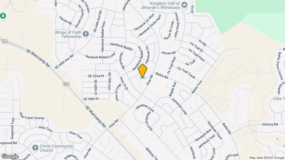 8 Hemlock Cir Ln Map and Location Details