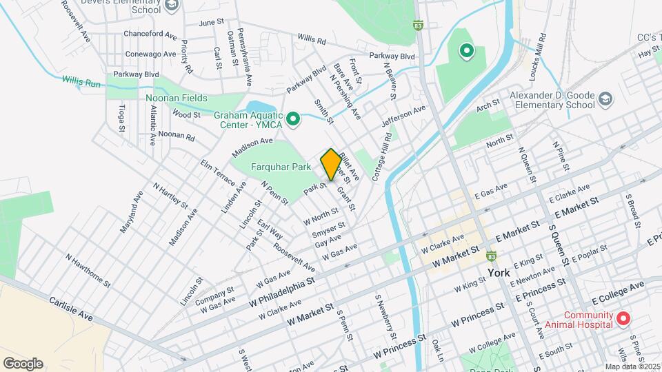 339 N Newberry St Map and Location Details