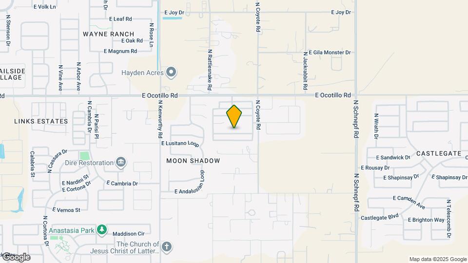 2436 E Meadow Creek Way Map and Location Details