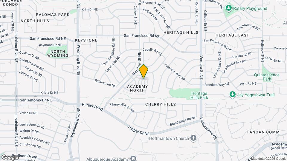 7220 Hollis St NE Map and Location Details