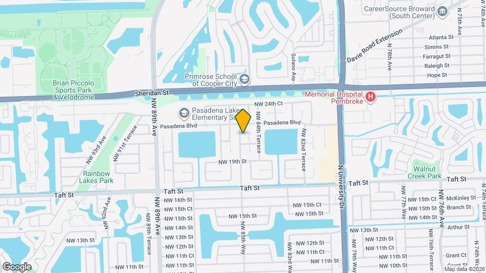 2091 NW 85th Way Map and Location Details