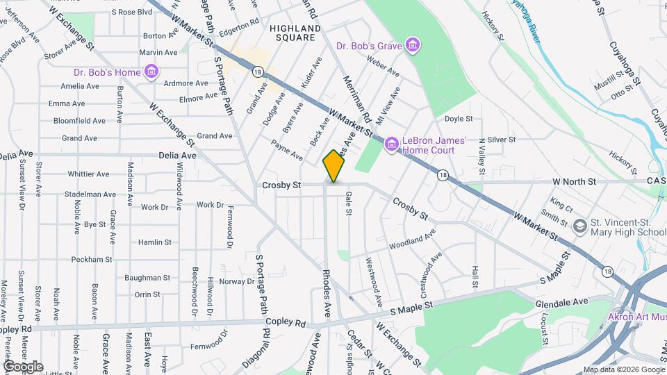 598 Crosby St, Unit 2nd floor Map and Location Details